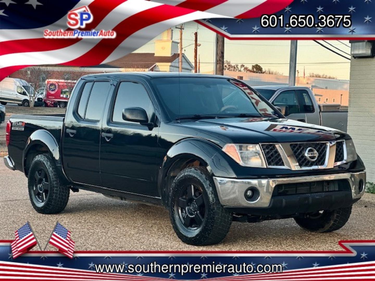 2008 BLACK NISSAN FRONTIER SE; LE; NIS (1N6AD07U68C) , located at 922 W. Beacon St., Philadelphia, MS, 39350, (601) 650-3675, 32.770447, -89.127151 - Photo#0